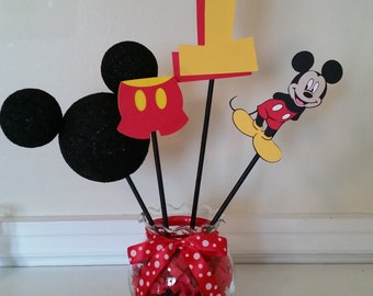 Items similar to Mickey Mouse Themed Candy Topiary on Etsy