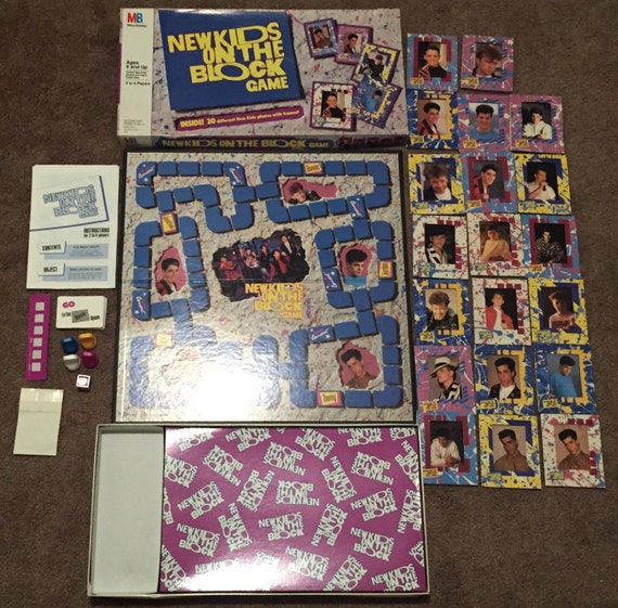 1990 new kids on the block board game 100 by VaultofVintageGames