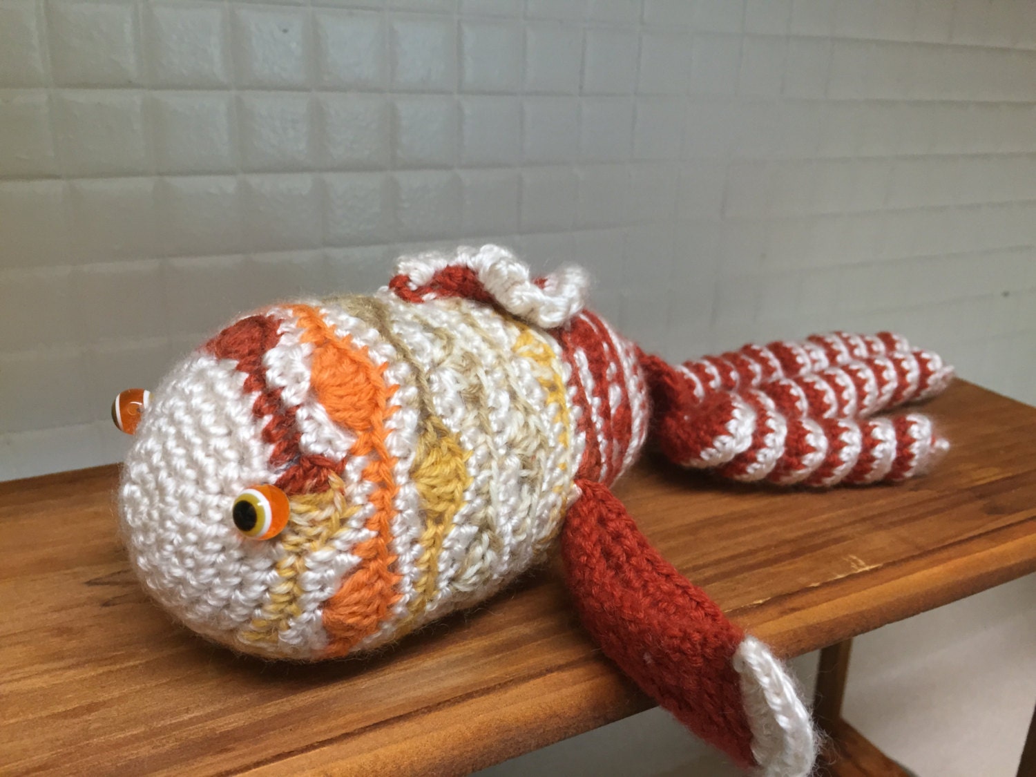 Crocheted Amigurumi Koi by TheHookerandtheOwl on Etsy