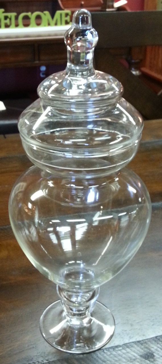 apothecary jars with lids