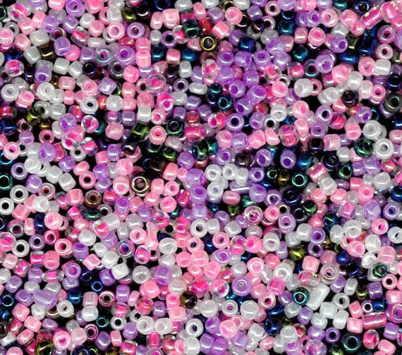 10000 Mixed Glass Seed Beads 10/0 Jewelry Making by craftstock