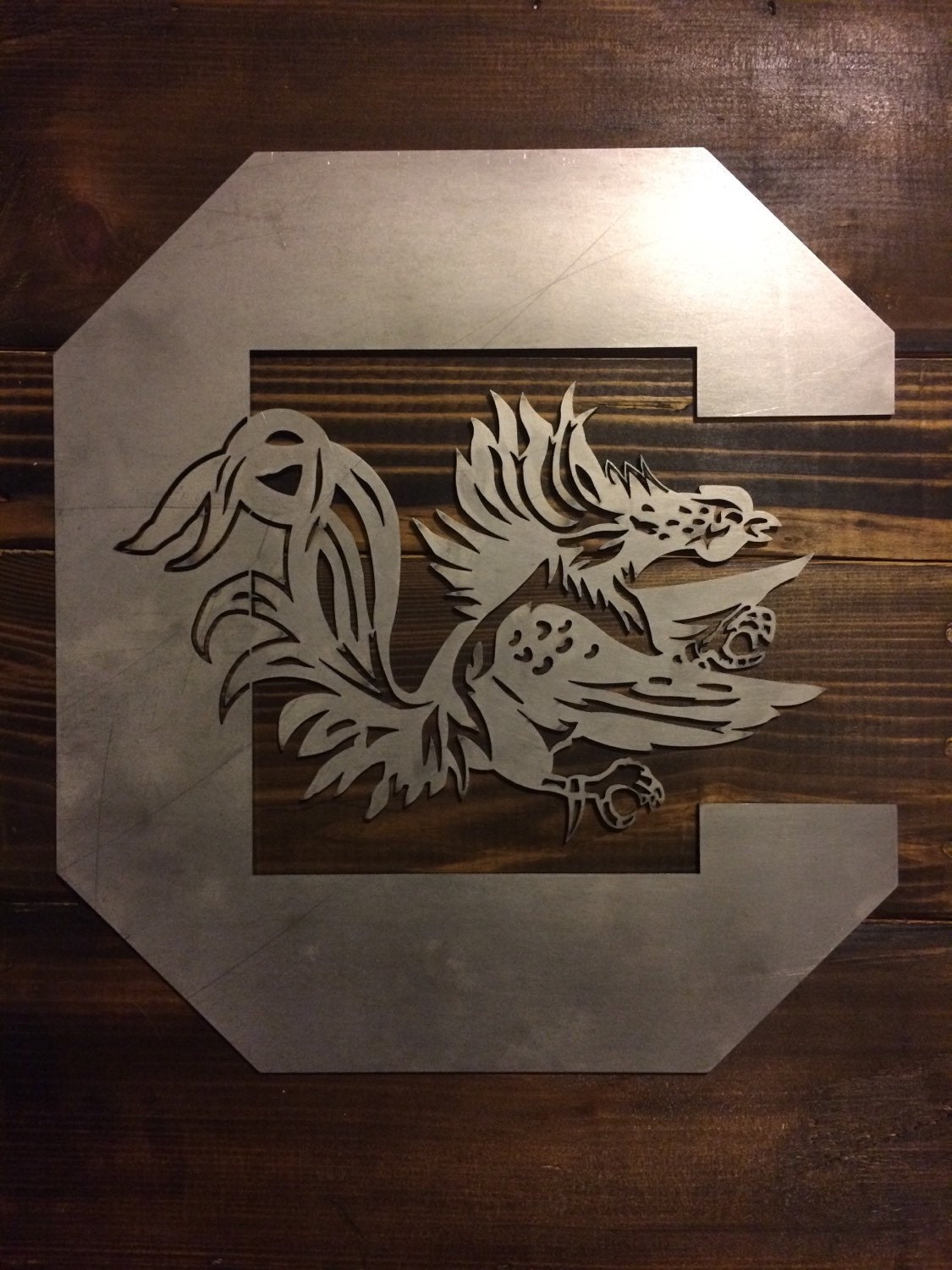 Gamecock Metal Wall Art by UpstateMetalDesigns on Etsy