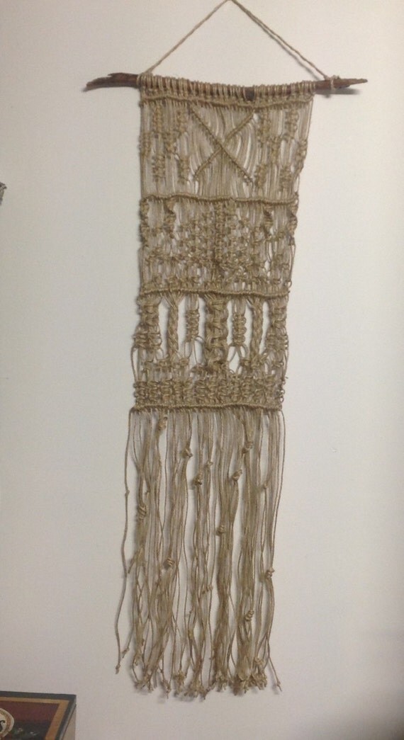 Stunning jute wall hanging by GEELONGMACRAMECO on Etsy