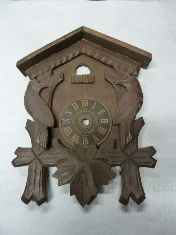 Items similar to Vintage Cuckoo Clock Face Germany on Etsy