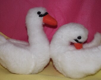 Swan, CLEARANCE Small Swan Stuffed Bird Sewing Pattern for you to Sew