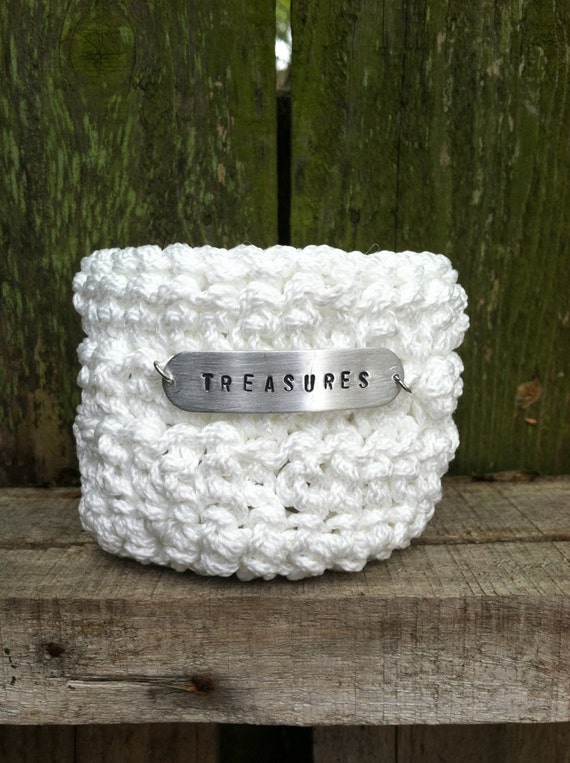 Paracord Crochet Basket Treasures