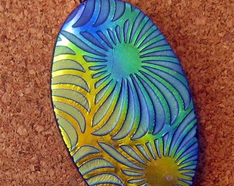 Dichroic Pendant - Fused Glass Pendant - Dichroic Jewelry - Fused Glass Jewelry