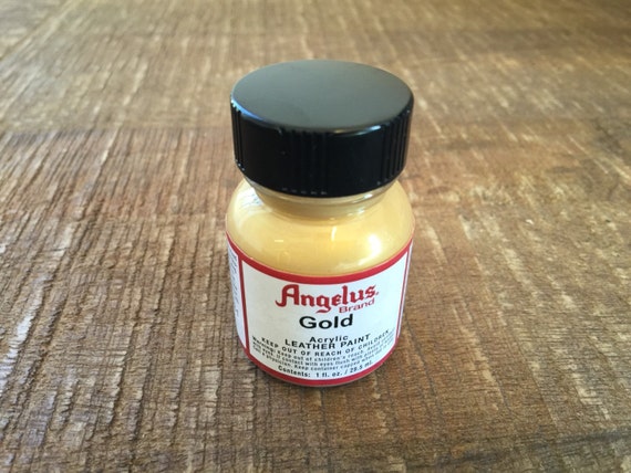 angelus leather paint metallic gold
