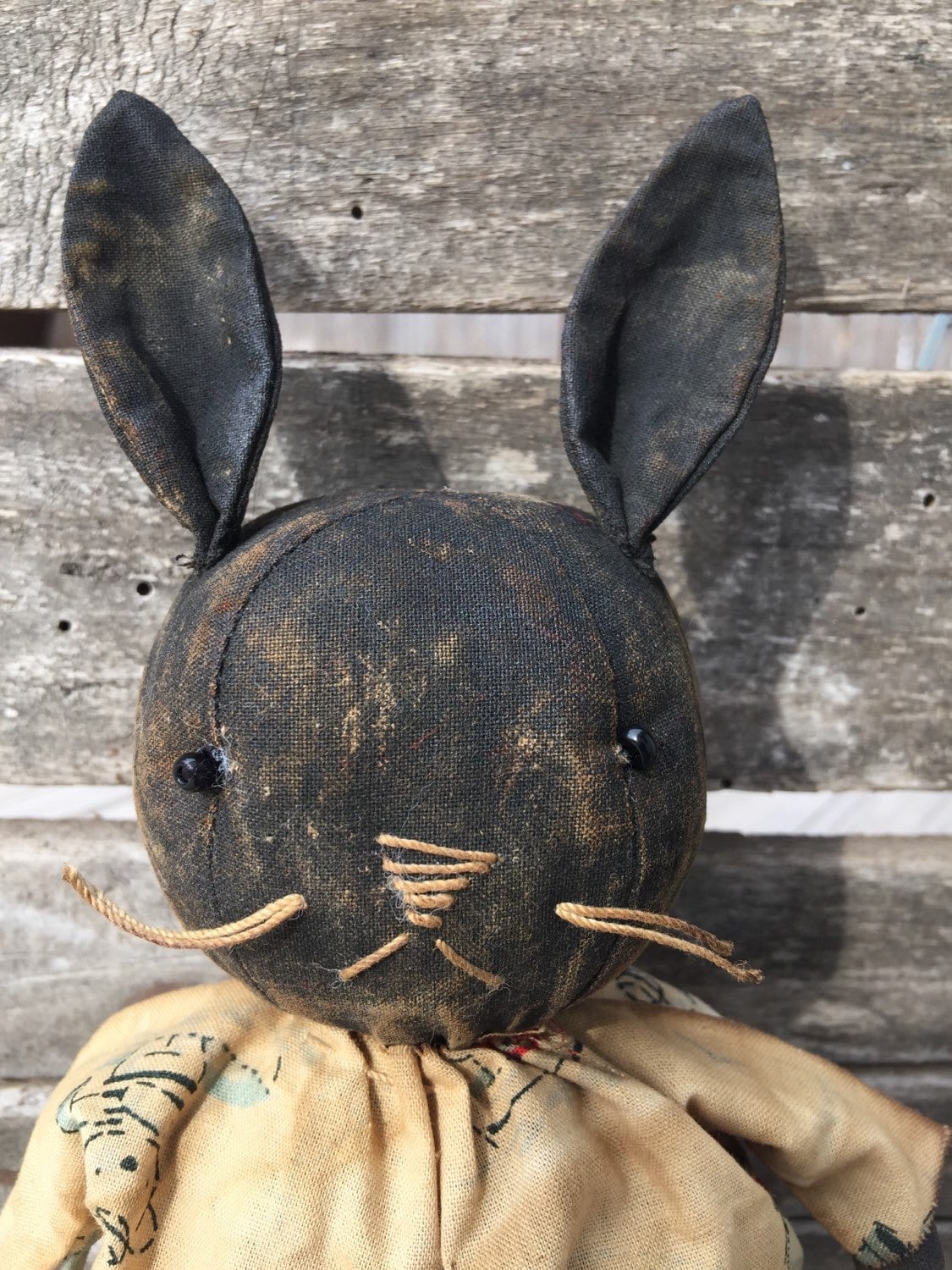 primitive rabbit doll