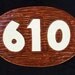 House Address Number Sign Plaque for Wall Mounting / by BakemanArt
