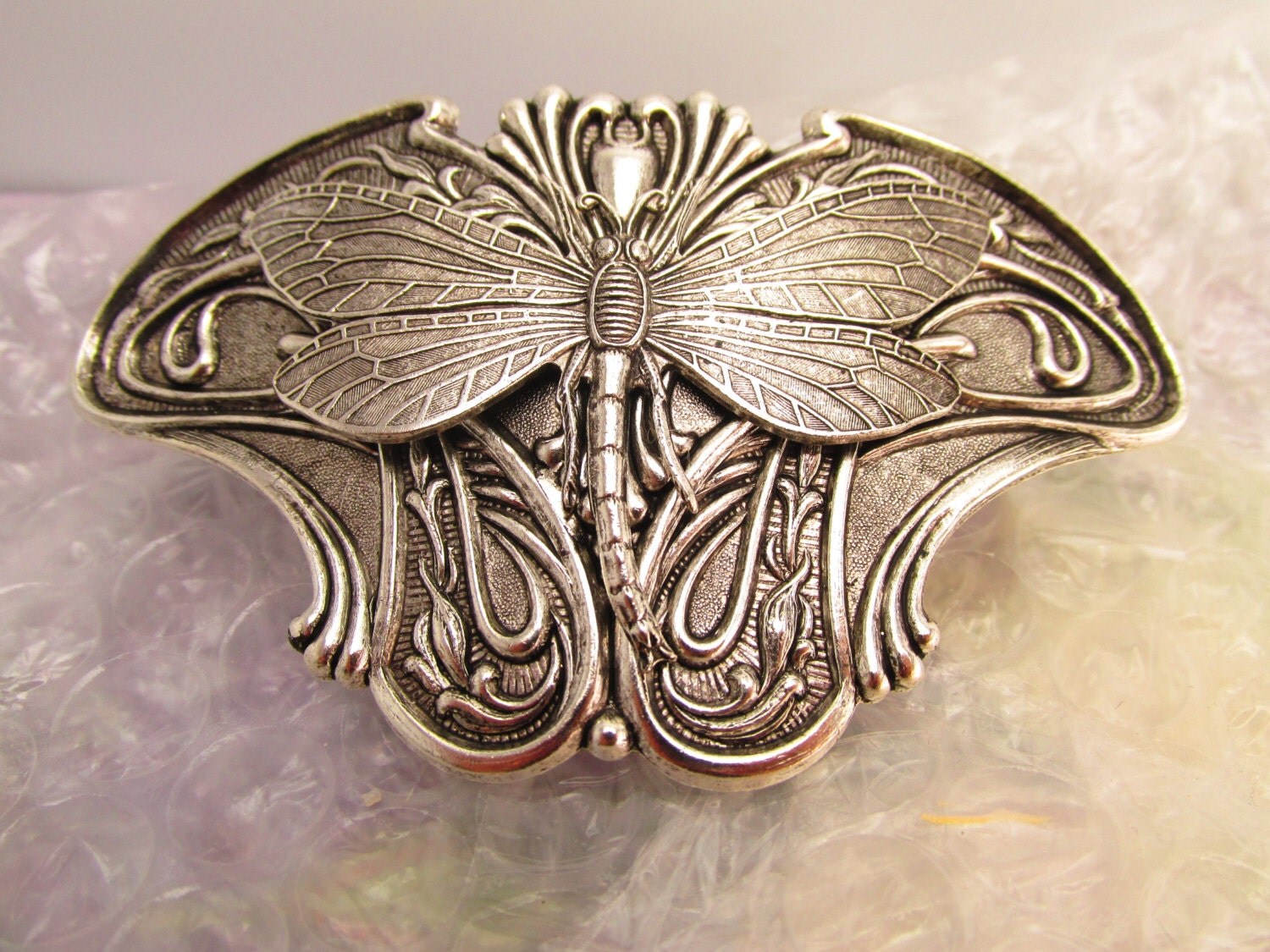 Dragonfly barrette Art Deco style hair clip Gorgeous