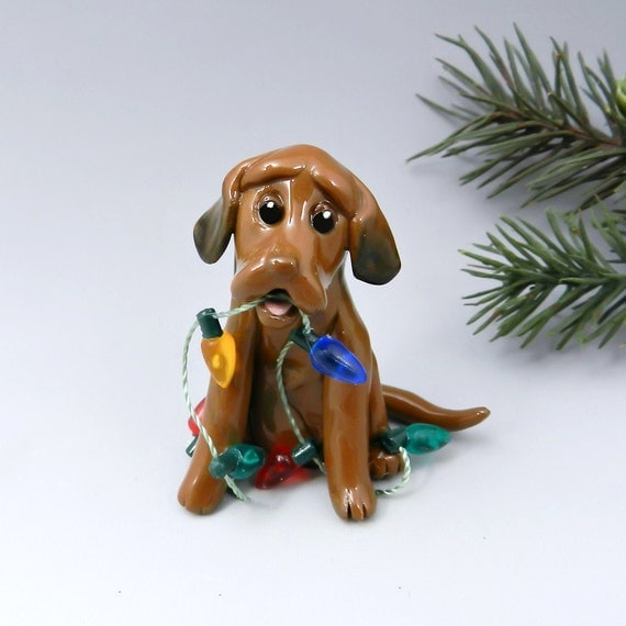 redbone coonhound figurines