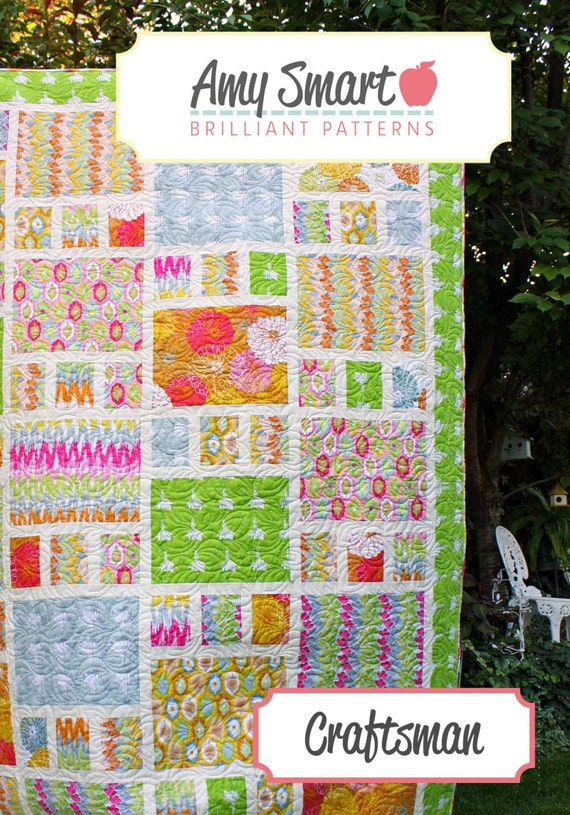 Craftsman Quilt Pattern by AmySmart on Etsy