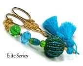 Scissor Fob Scissor Keeper Scissor Minder Elite Series Blue Green Modern Quilting Cross Stitch Needlepoint Sewing