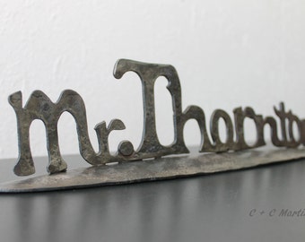 Classroom decor, gift for teacher, teacher name plate, desk art for teacher,Personalized teacher gift, office decor, name sign, name plaque
