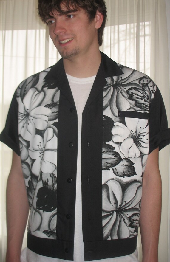 black rockabilly shirt