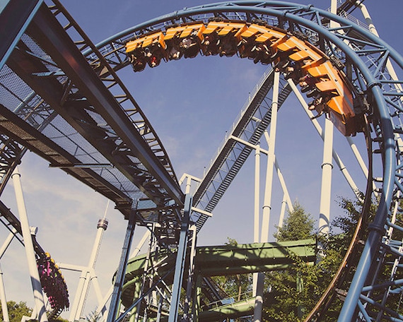 Hersheypark SooperDooperLooper Roller Coaster Print