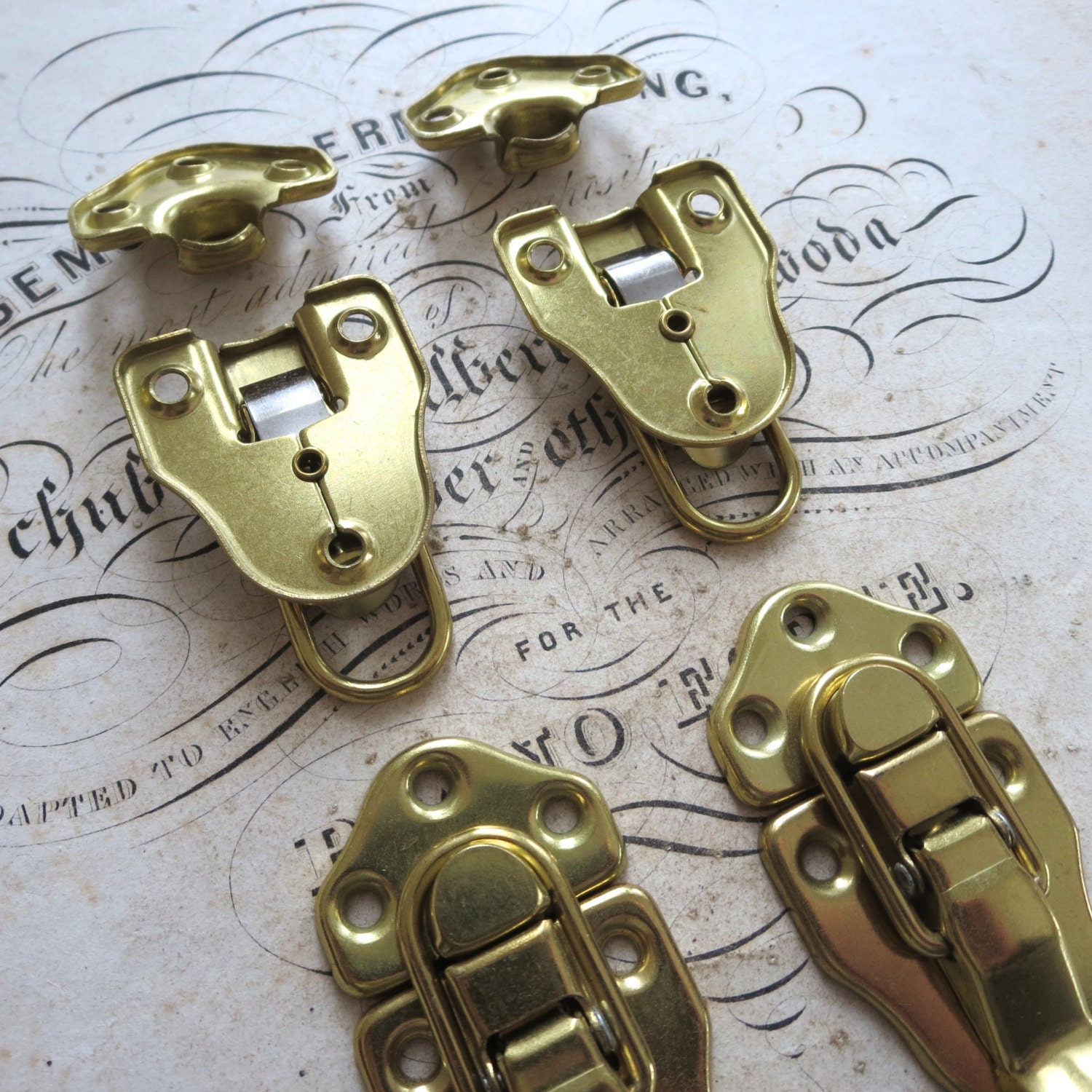 3 vintage latches vintage latch luggage latches suitcase