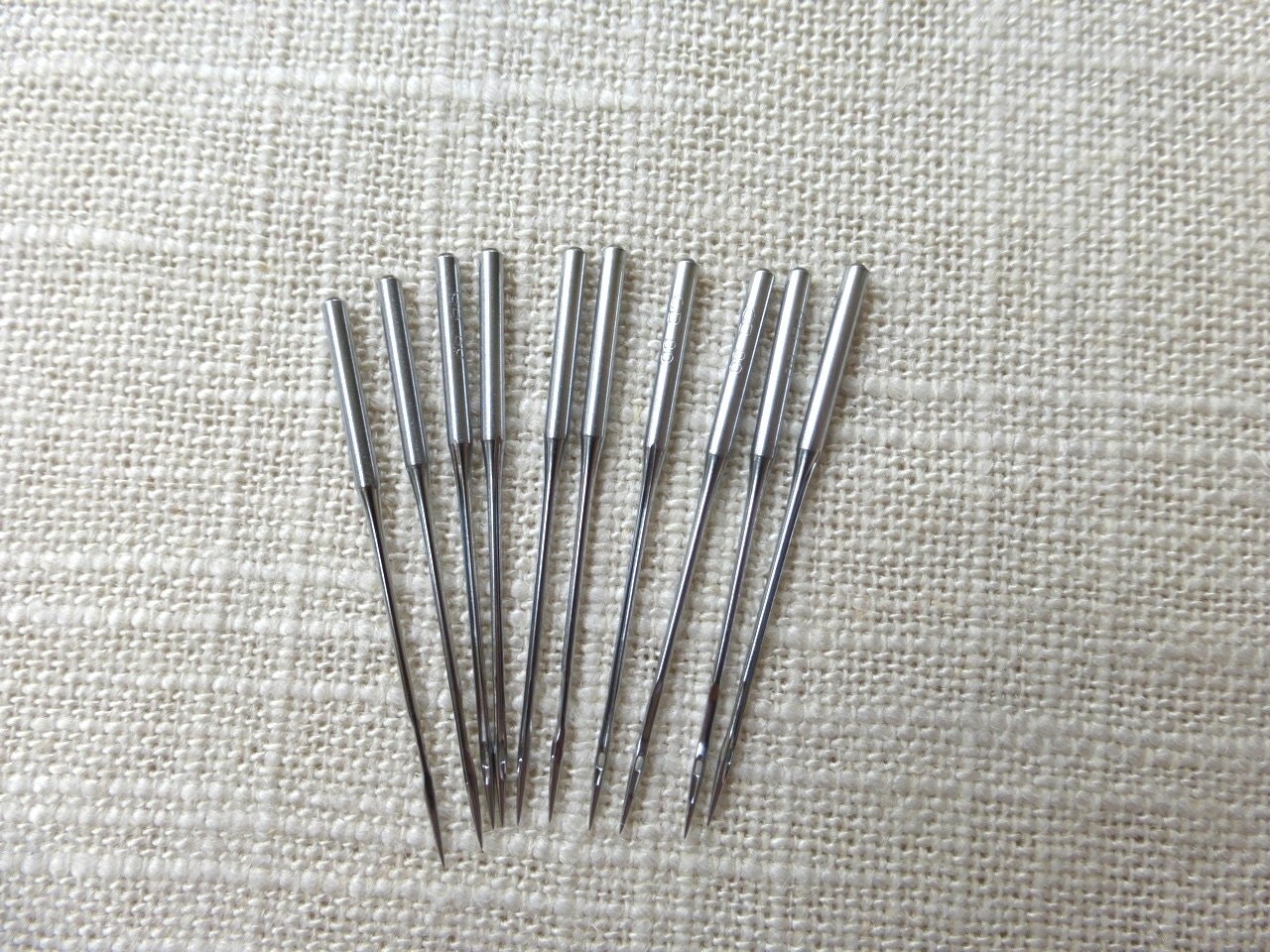 128x1 Round Shank 10 Sewing Machine Needles Size 80/12 for