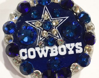 Dallas Cowboys Swarovski Crystal Embellished ID Badge Reel
