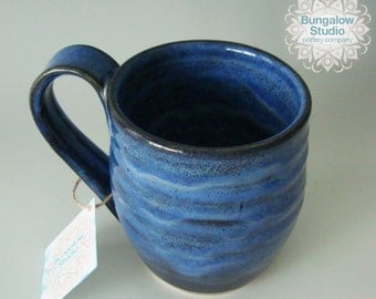 Large Ceramic Mug, Large pottery mug, Pottery mug in handmade, Ceramic drinking mug