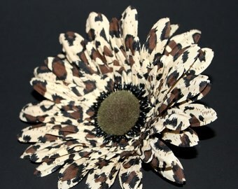 Animal Print Daisy - Arificial Flowers, Silk flowers