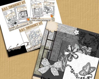 ABC Emergency Kit - Alu Bundle (Downloadable Digital scrapbook kit)