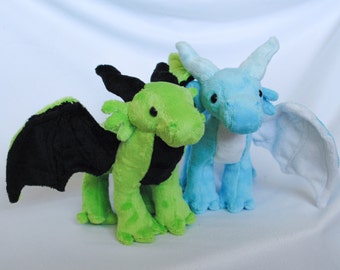 Dragon Plushie CHOOSE YOUR COLORS Made to Order
