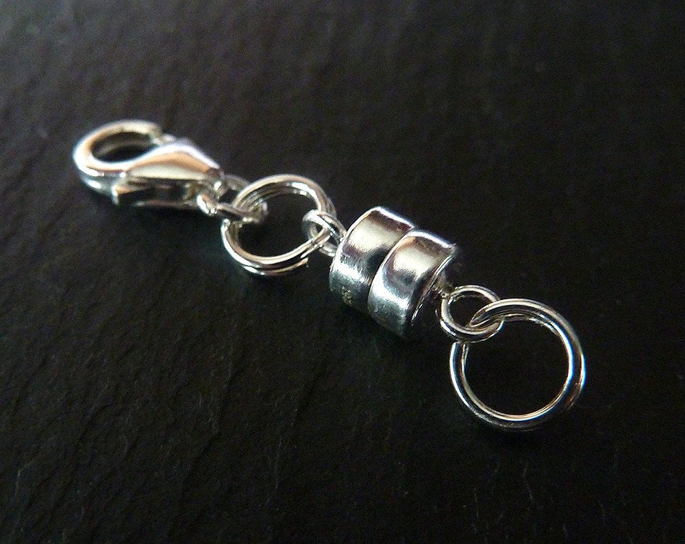 Sterling Silver Jewelry Extender. Clasp. Disability