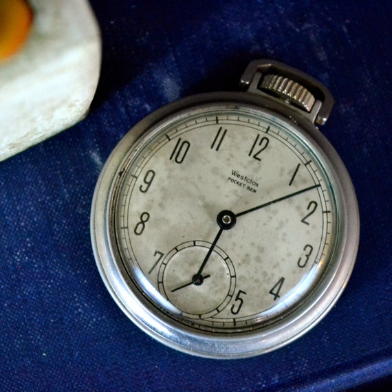 WORKING Westclox Pocket Ben Pocket Watch USA Made 1950's