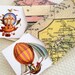 Vintage Balloon Mini Cards and Envelopes - Set of 14