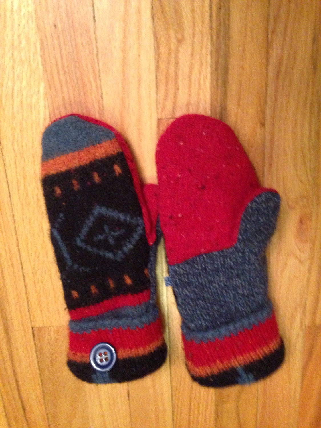 Wool Mittens by 47Sweaters on Etsy