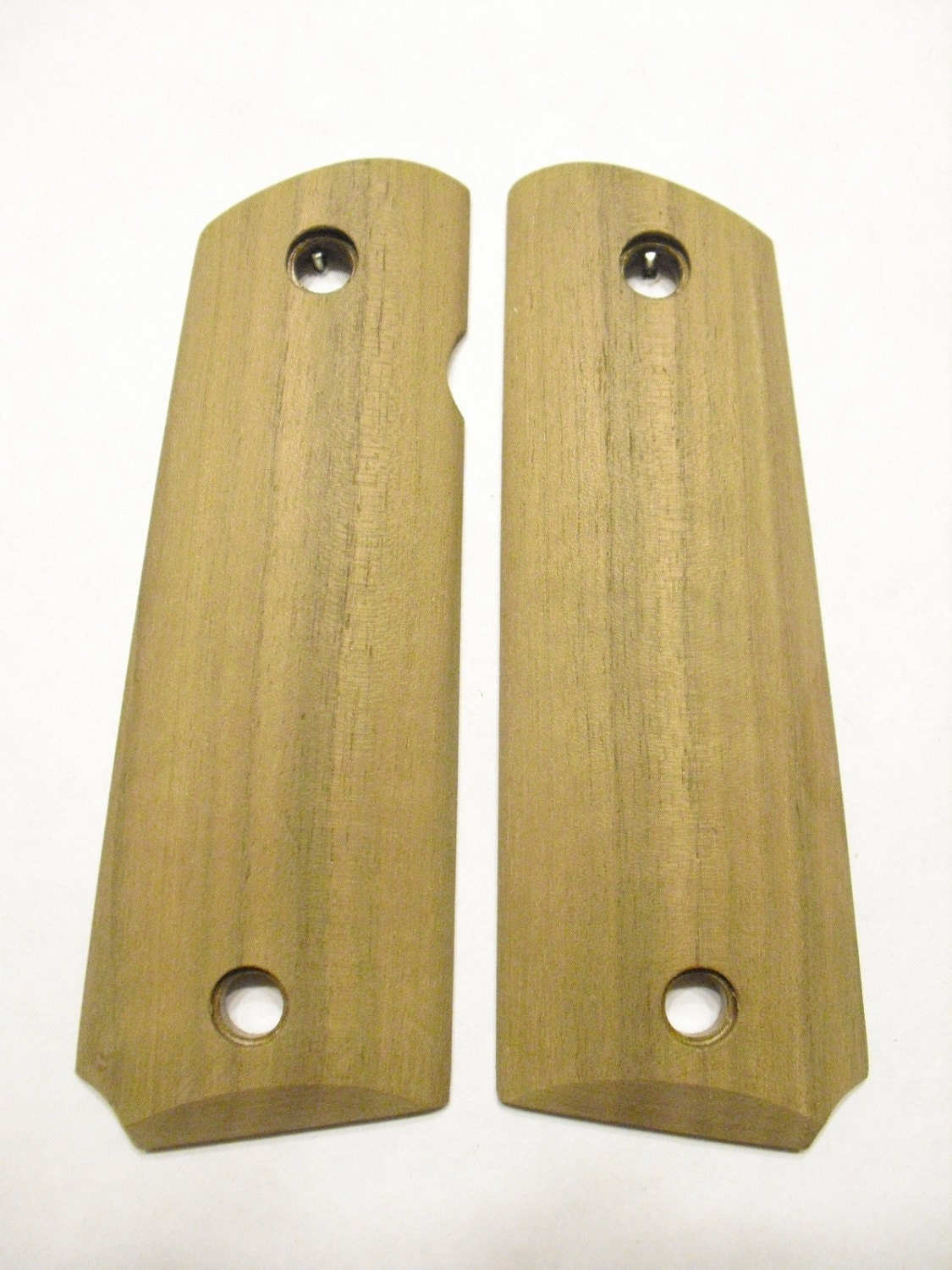 Unfinished Walnut 1911 Grips Full Size