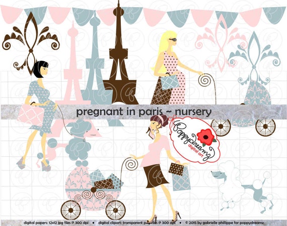 paris baby shower clipart - photo #28