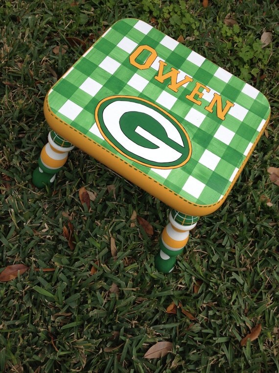 Kids' Green Bay Packers Foot Stool Packers Stool by