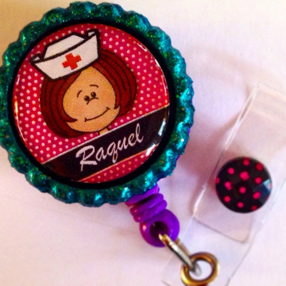 Personalized Nurse Badge Reel Your Name by 1KoolNurseKreations