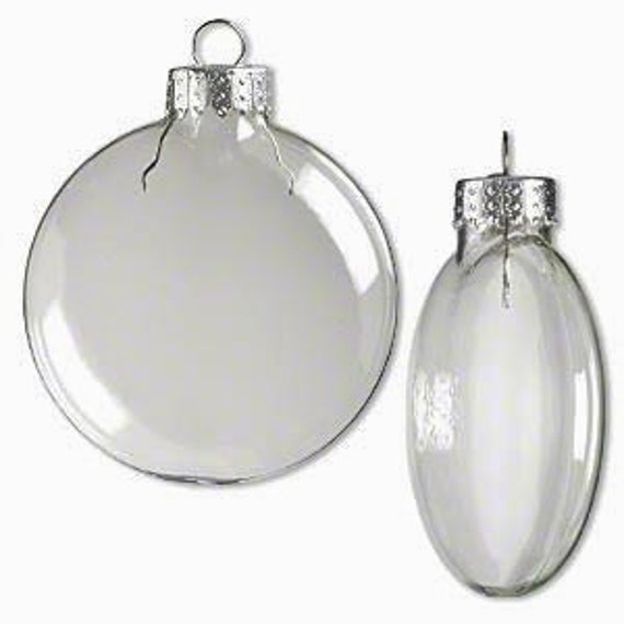 Clear Glass Christmas Ornaments Bulk 2021