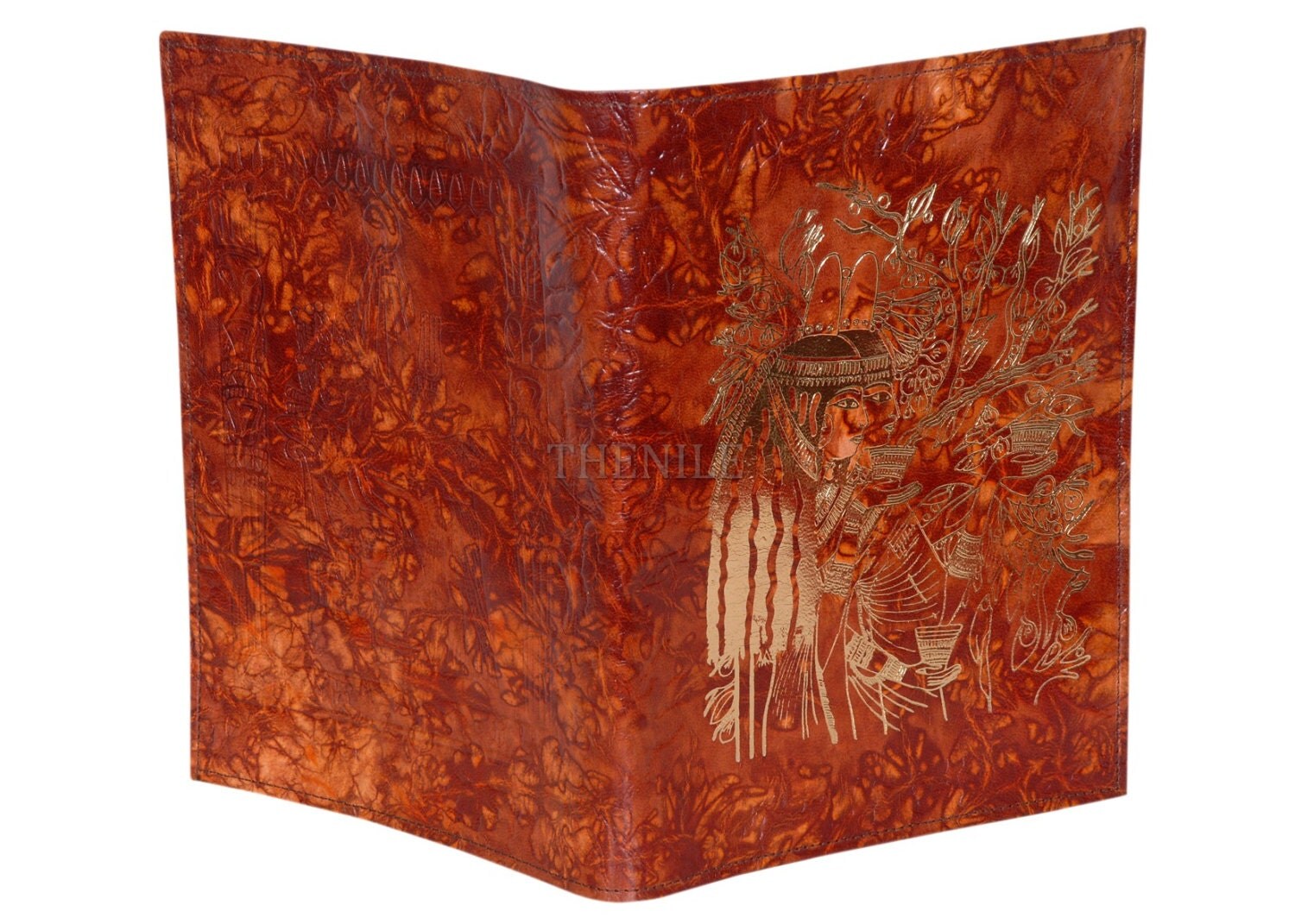 Egyptian Genuine Leather Book Cover Unique Book by thenile