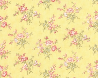 Whitewashed Cottage - Blossom Buds in Daffodil by 3 Sisters for Moda Fabric