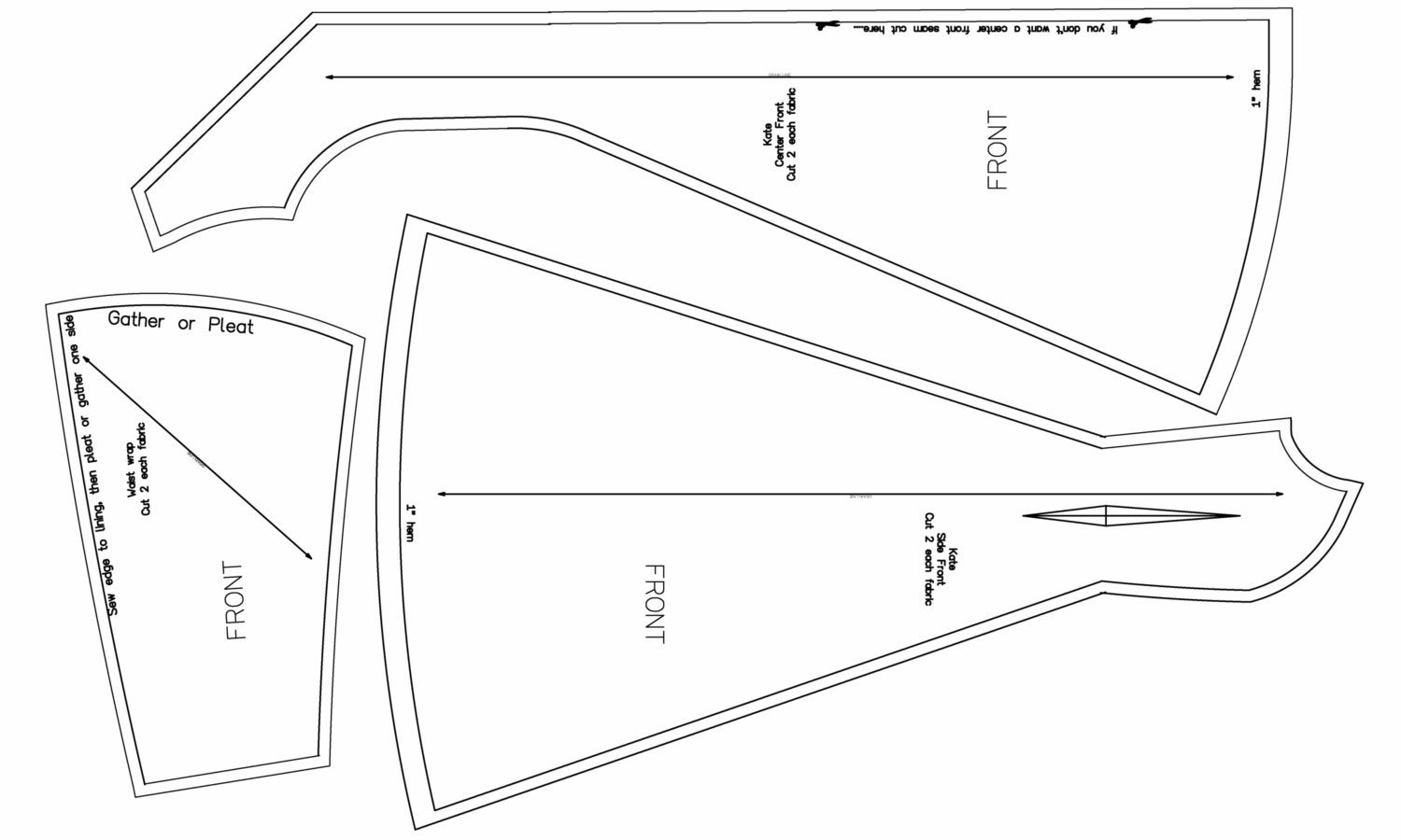 Custom Pattern Making for gowns dresses tops by CarlaReneeCouture