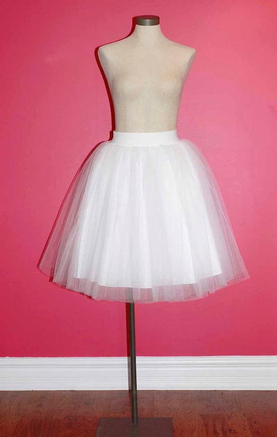 Tulle Skirt White Tulle Skirt Made To Order Soft Tulle