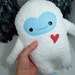 abominable yeti plush toy