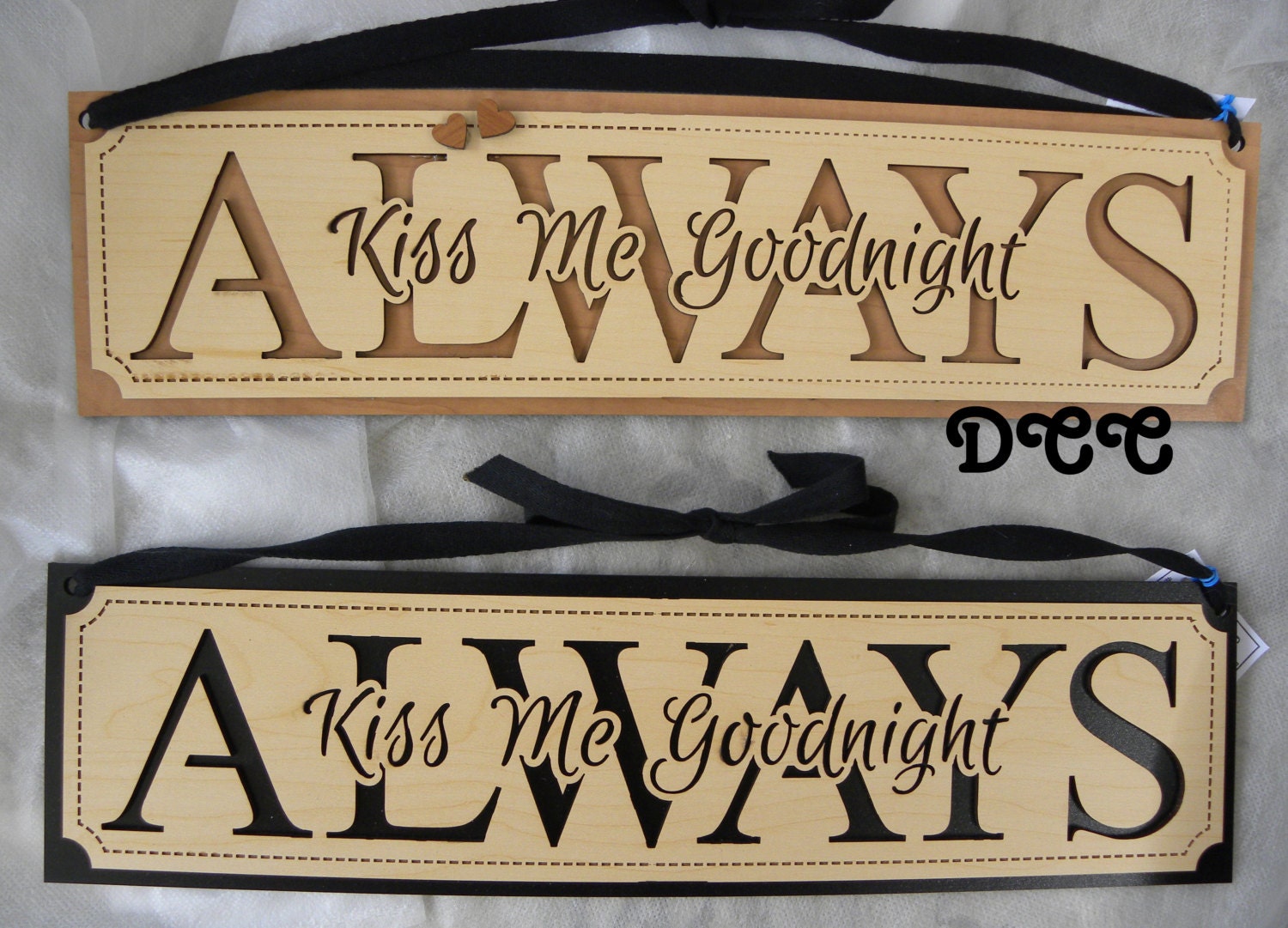 Always Kiss Me Goodnight Plaque 63