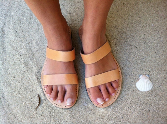 Leather sandals greek leather sandals handmade by GreekSandalShop