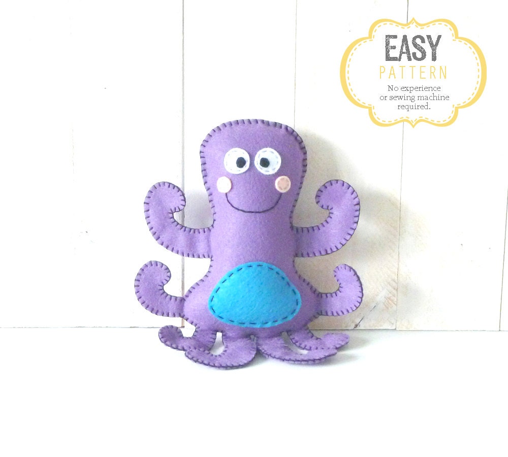 octopus stuffed animal pattern