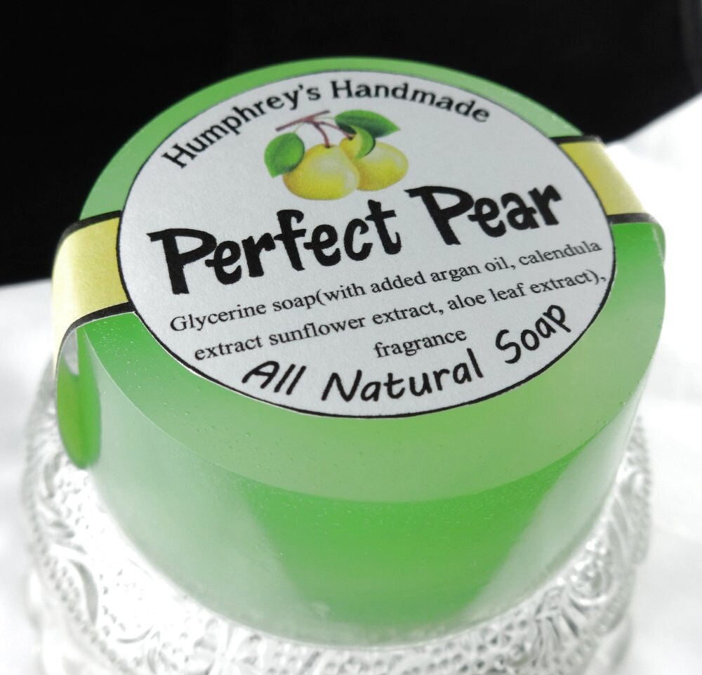 PERFECT PEAR Soap Glycerin Juicy Pear Scented Women's
