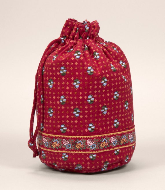 patterns draw to how vera bradley Draw Purse Ditty Vintage Bag Bradley Red Hobo Provincial String Vera