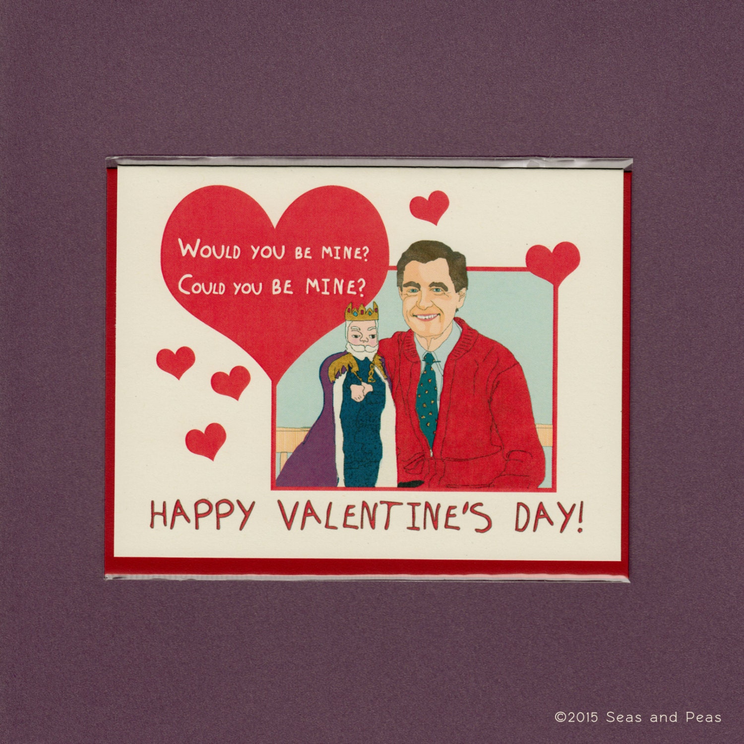 MISTER ROGERS VALENTINE Mister Rogers Card Mister Rogers