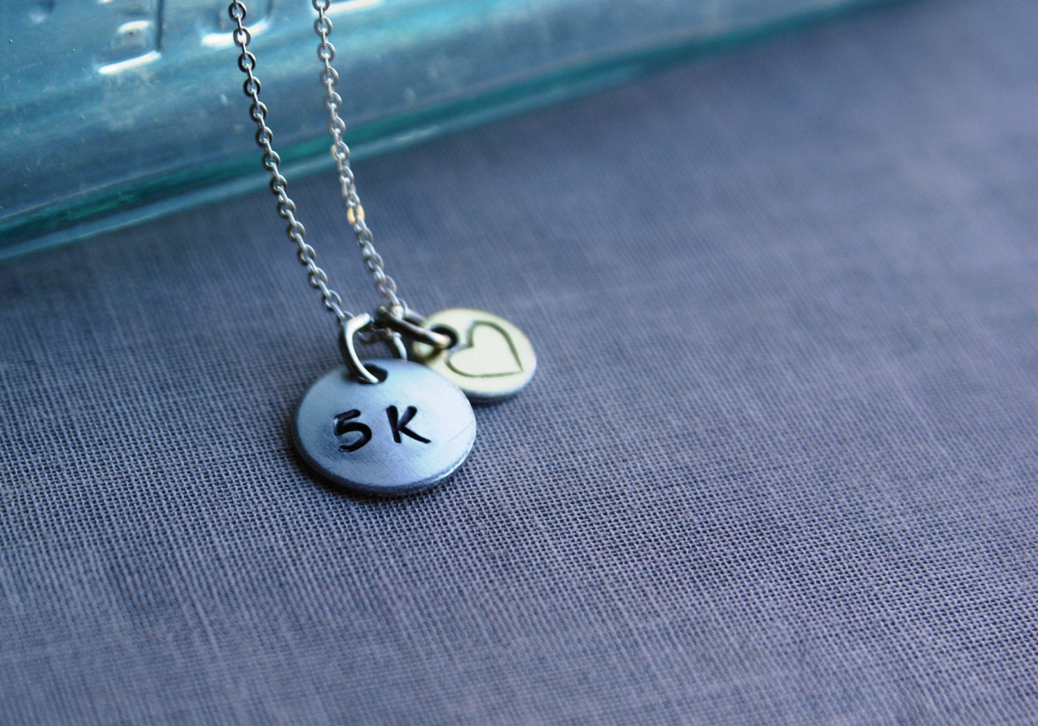 Personalized Running Necklace Choose your by BalsamrootJewelry