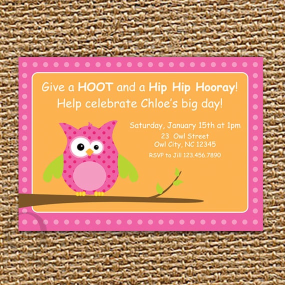 Owl Invitation, Owl Birthday, Baby Shower, Printable Invitation, Owl Party, Birthday Invitation, Owl Invite, First Birthday, Owl Baby Shower Il_570xn